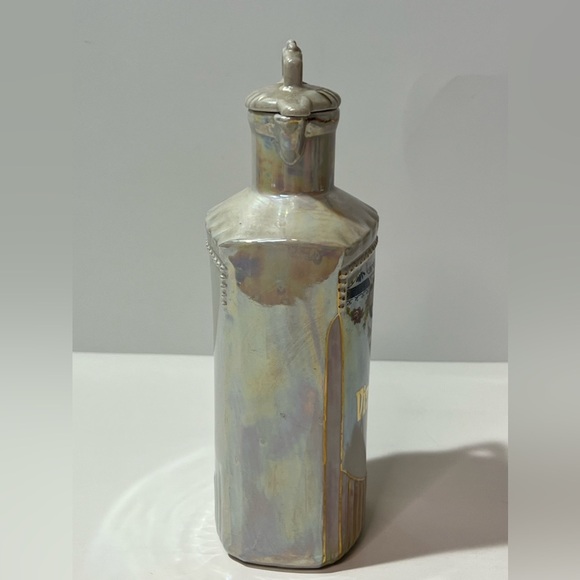 Lustreware 1950s Iridescent German Lusterware Porcelain Vinegar Decanter 2895 - Picture 10 of 14